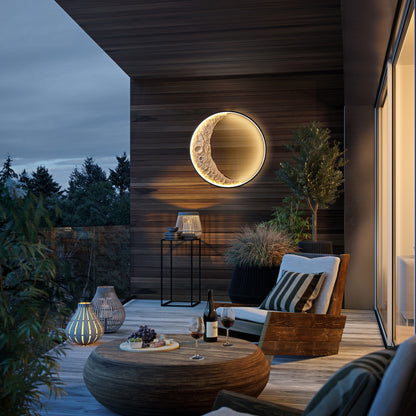 3D Moon Indoor & Outdoor Wall Lamp, Moon Lamp, Wall Decorations, Waterproof outdoor wall lights