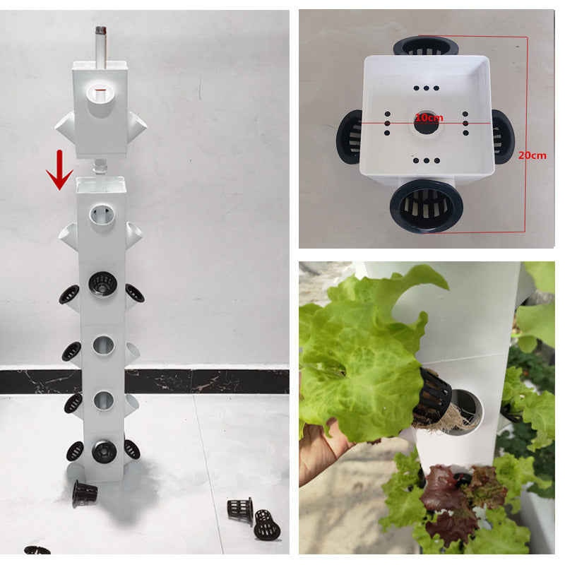 Hydroponic Growing System Detachable 4-Holes Cup 5 Layers 20 Plant Sites