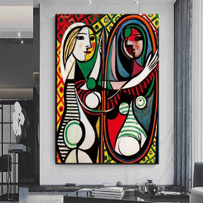 Hand Painted Oil Painting Canvas Wall Art Pablo Picasso Paintings Living Room Hallway Bedroom Luxurious Decorative Painting