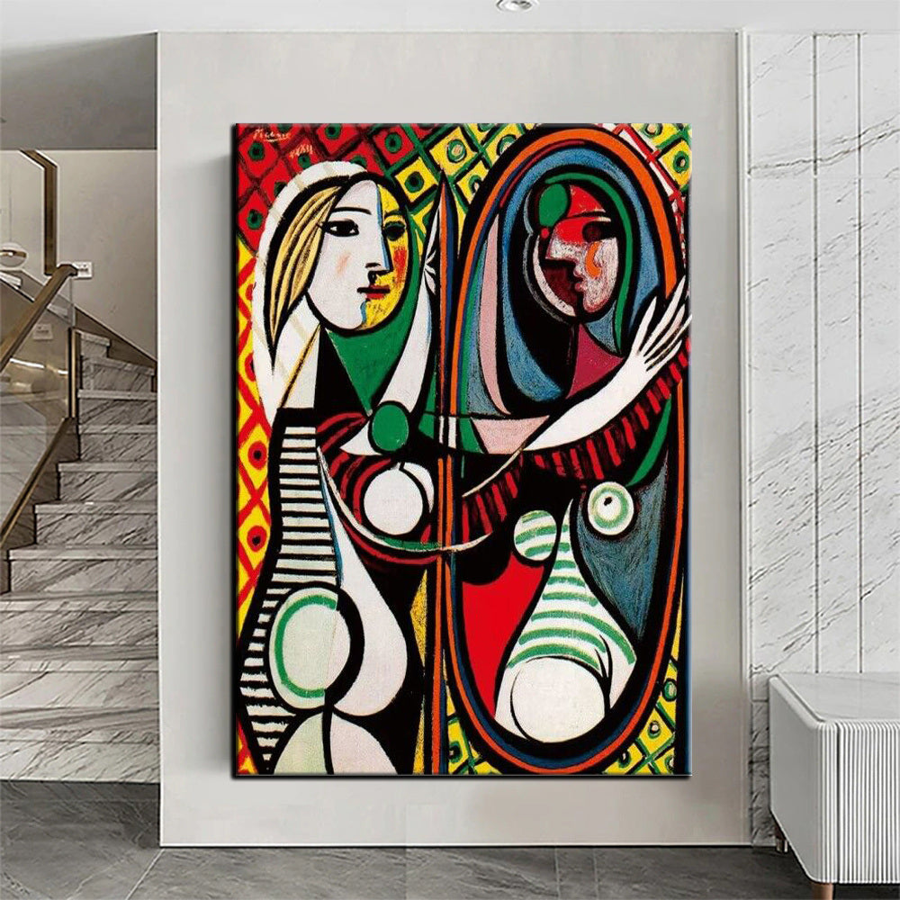 Hand Painted Oil Painting Canvas Wall Art Pablo Picasso Paintings Living Room Hallway Bedroom Luxurious Decorative Painting