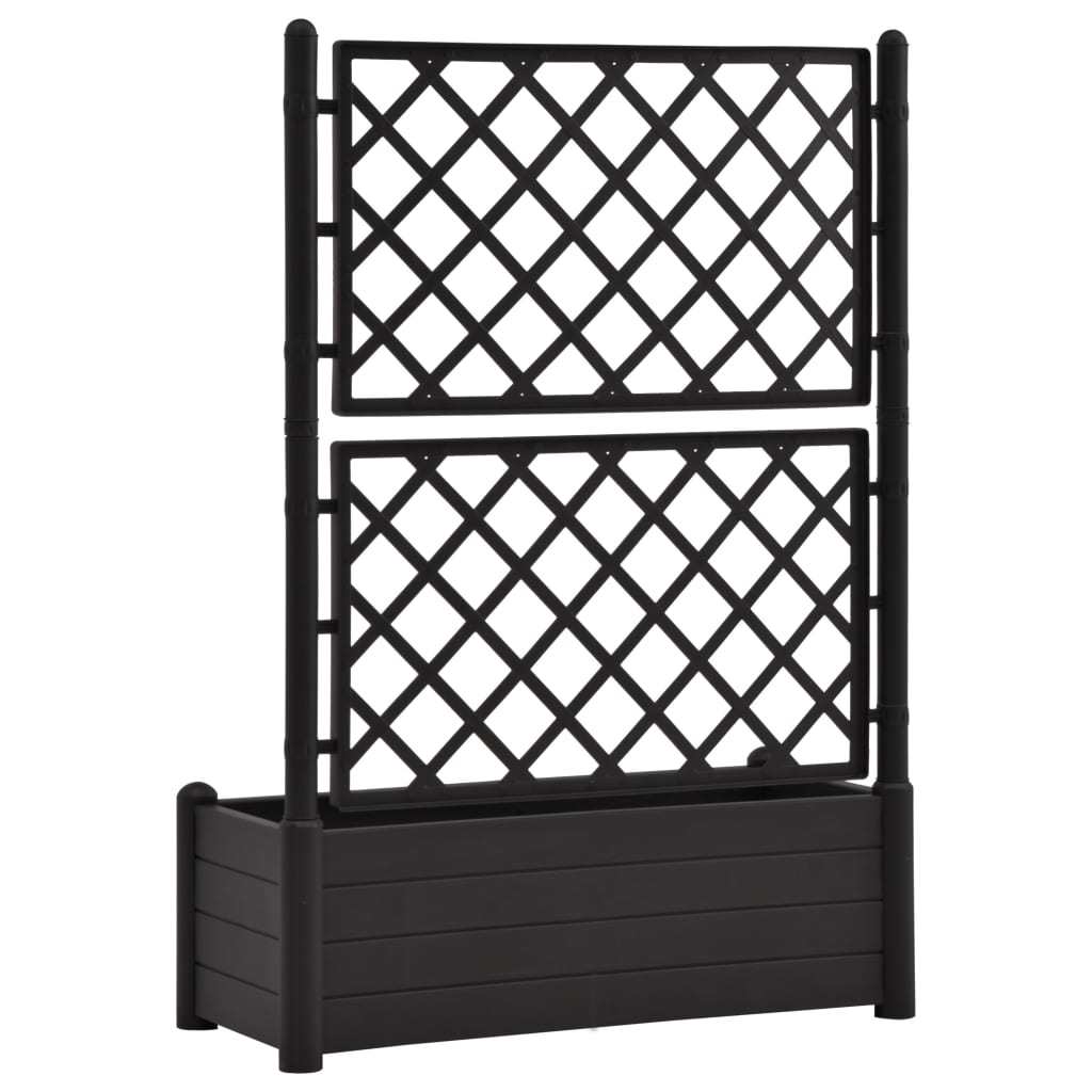 Garden Planter with Trellis