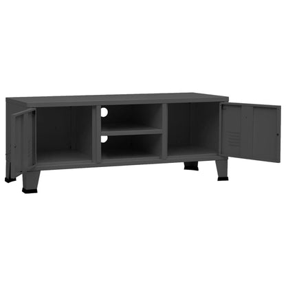 Industrial TV Stand Anthracite