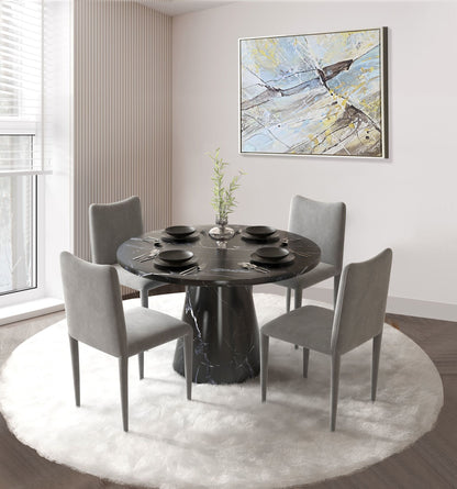 Hollis Dining Table, Engineering Stone Finish