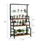 Metal Plant Stand 3-Tier Rack Flower Pot Shelf Garden Indoor Outdoor Display USA 3-Tier Hanging Plant Stand Rack Metal Flower