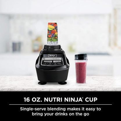 Ninja BL770 Mega Kitchen System, 1500W, 4 Functions for Smoothies, Processing, Dough, Drinks & More, with 72-oz.*Blender Pitcher