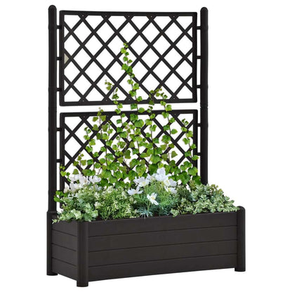 Garden Planter with Trellis