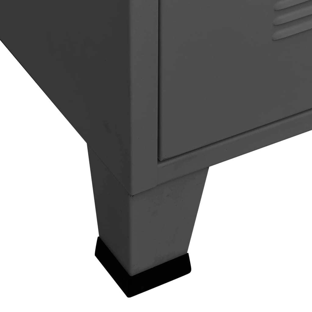 Industrial TV Stand Anthracite