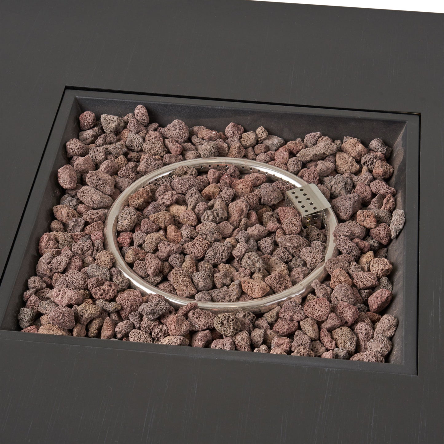 40'' SQUARE IRON FIRE PIT - 50 000 BTU