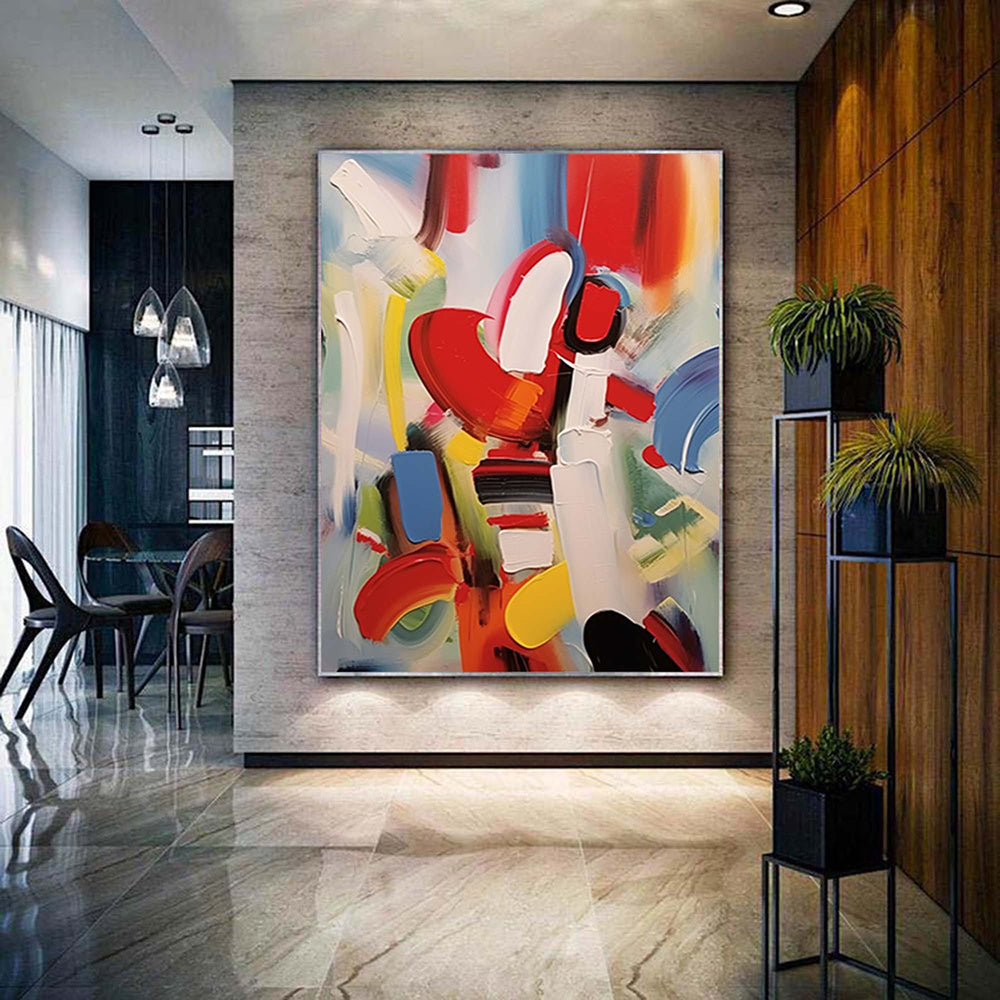 Hand Painted Oil Painting colorful acrylic canvas art large canvas art for living room oversized wall art canvas large wall art abstract modern abstract art