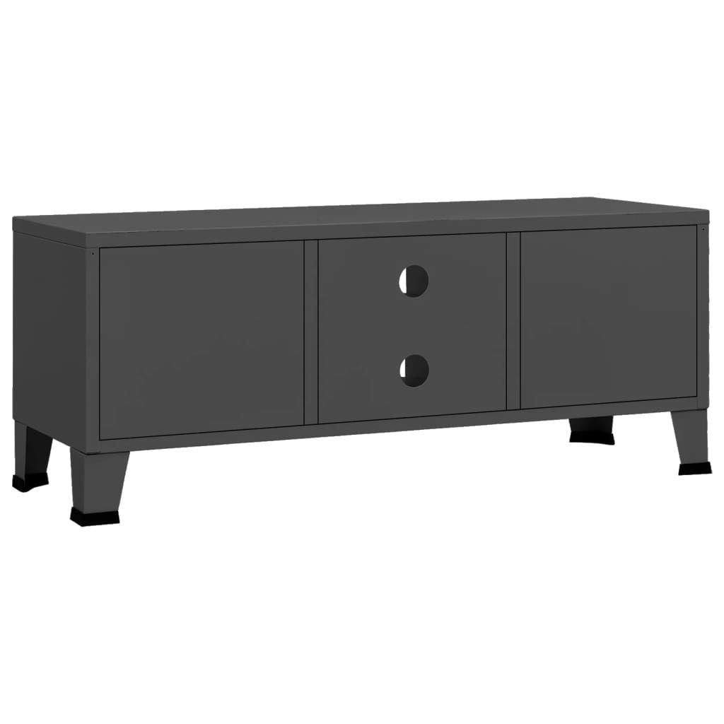 Industrial TV Stand Anthracite